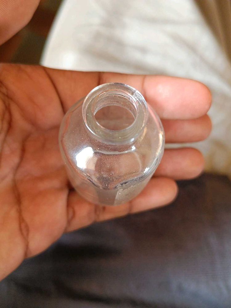 Small Glass Bottle 6cm height