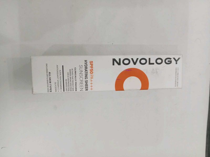 Novology SPF50 Hydrating Sunscreen