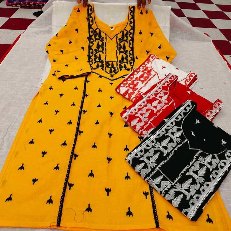 Women&#39;s Pure Cotton Kurti
