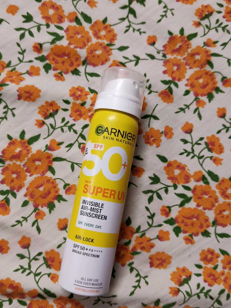 Garnier SPF 50 Sunscreen