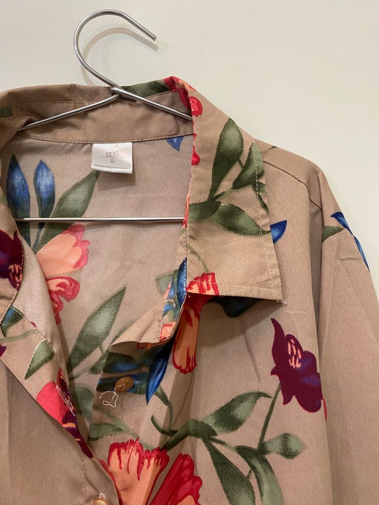 Floral Print Shirt