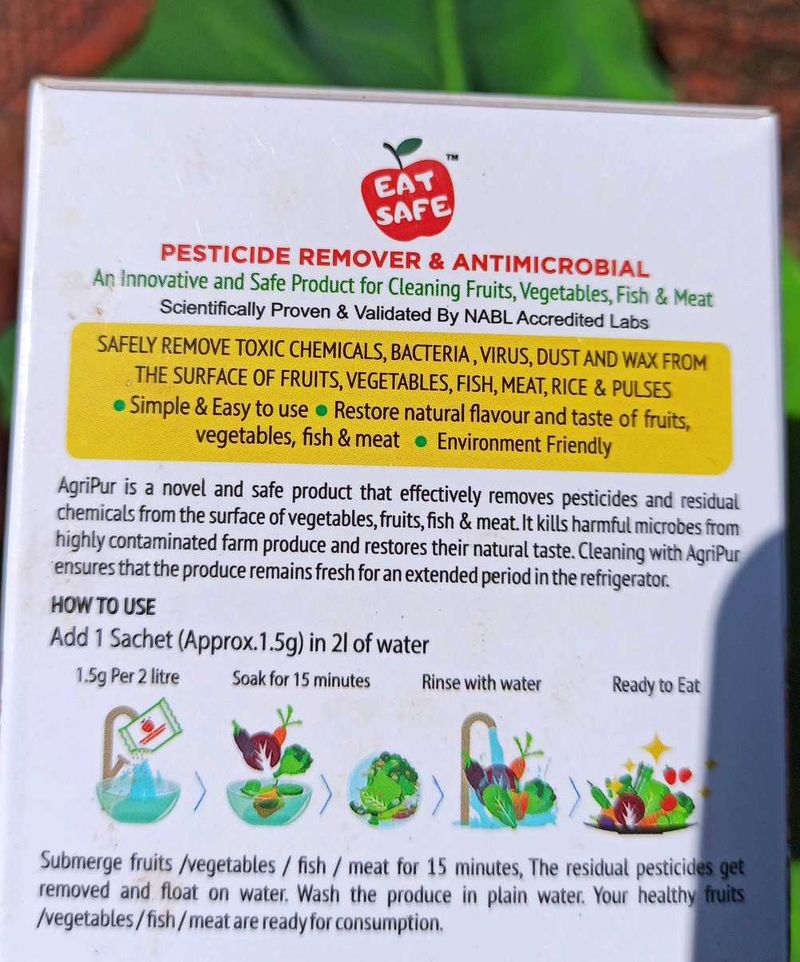 FRUIT WASH (Eat Safe Pesticide Remover)