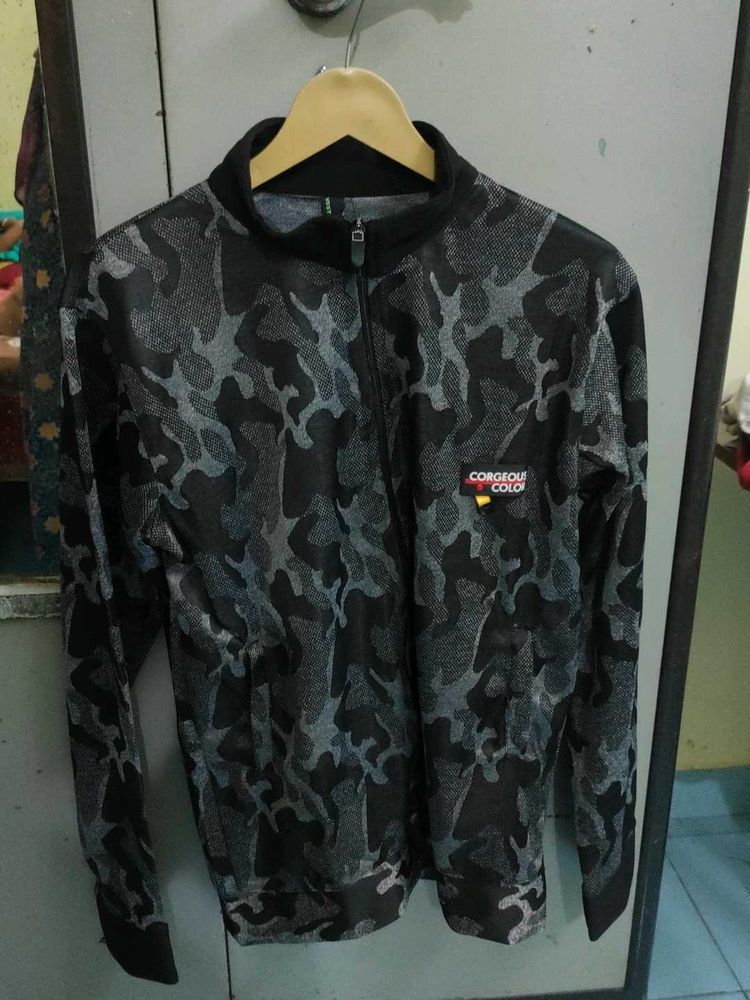 Camouflage Print Jacket