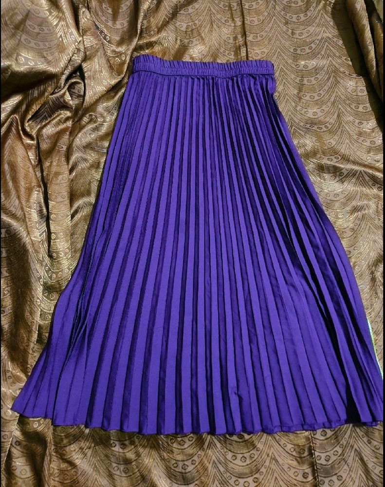 Trendy Pleated Skirt