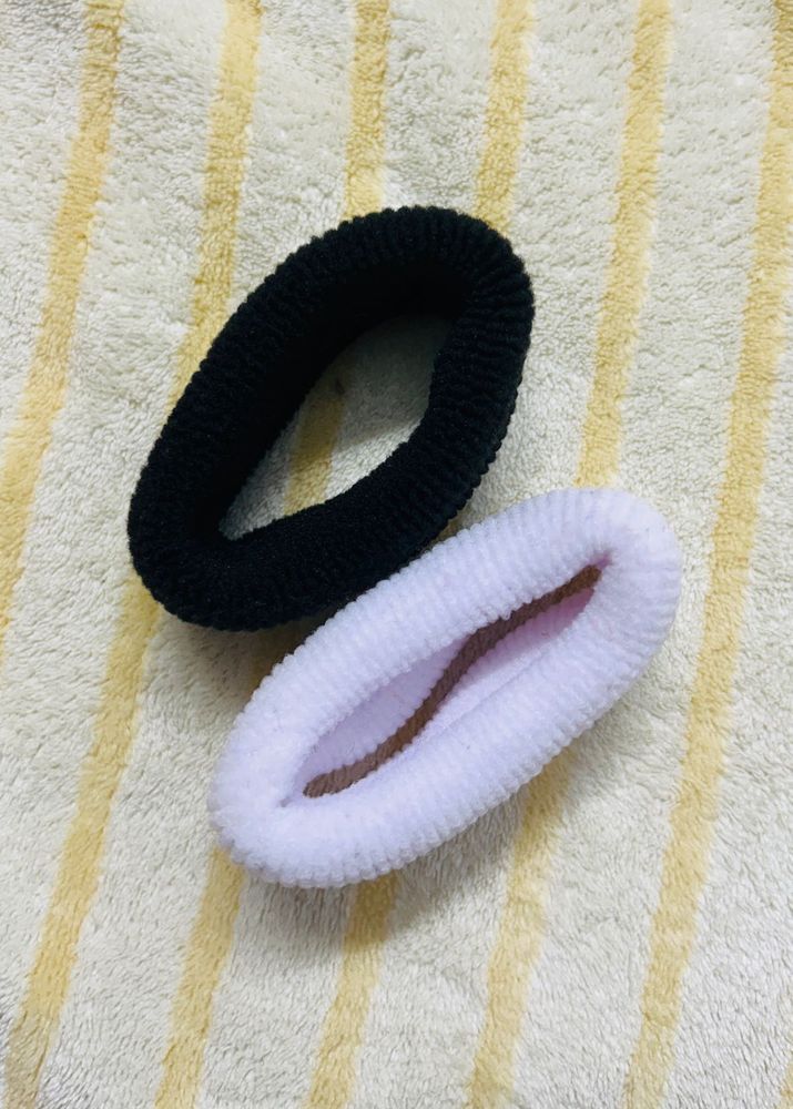Hair Tie Duo - Black &amp; White