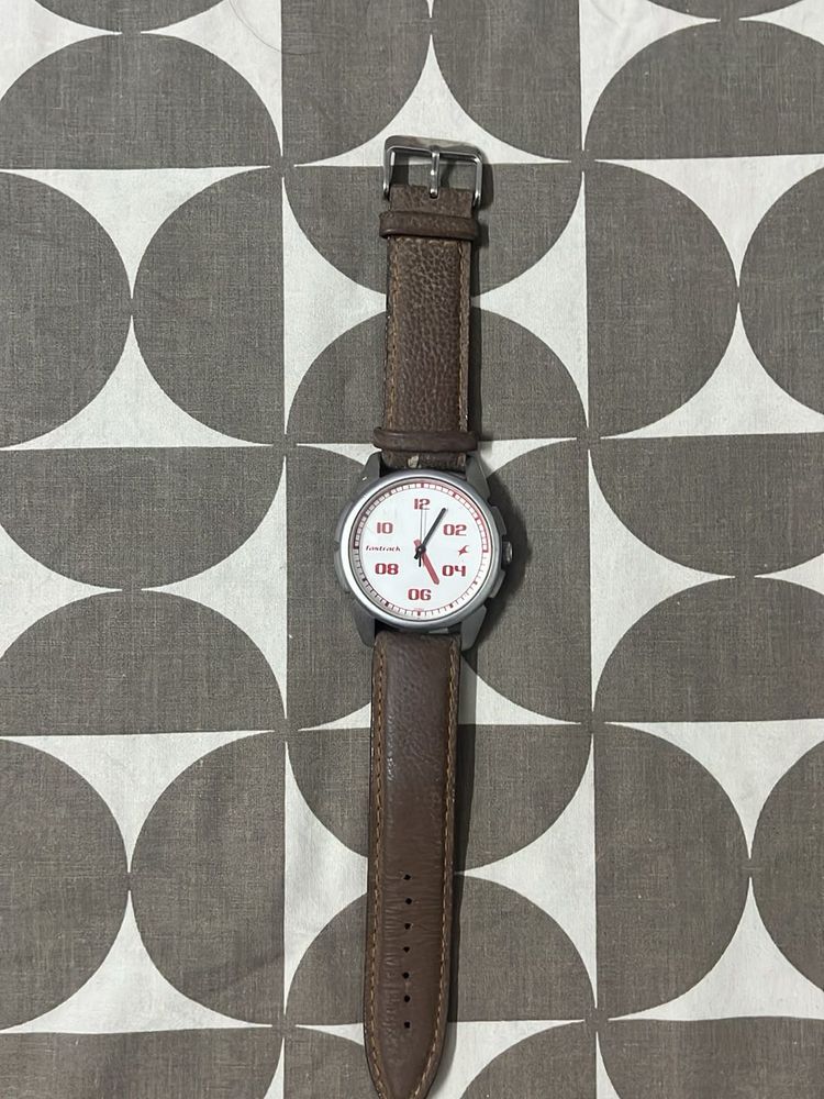 Fastrack Brown Leather Watch