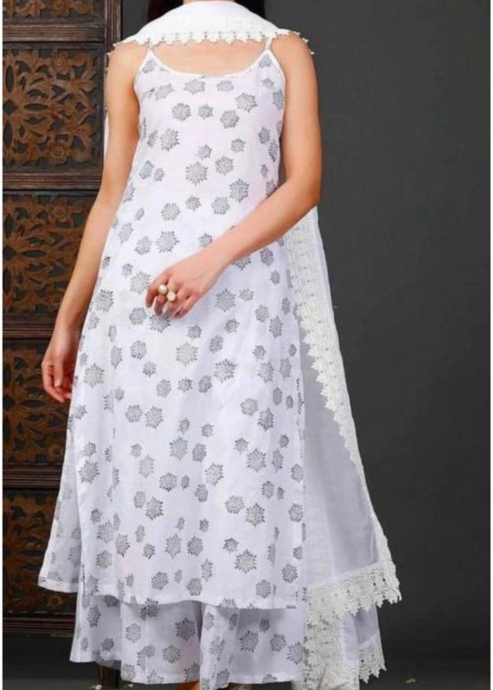 Elegant White Kurta Set