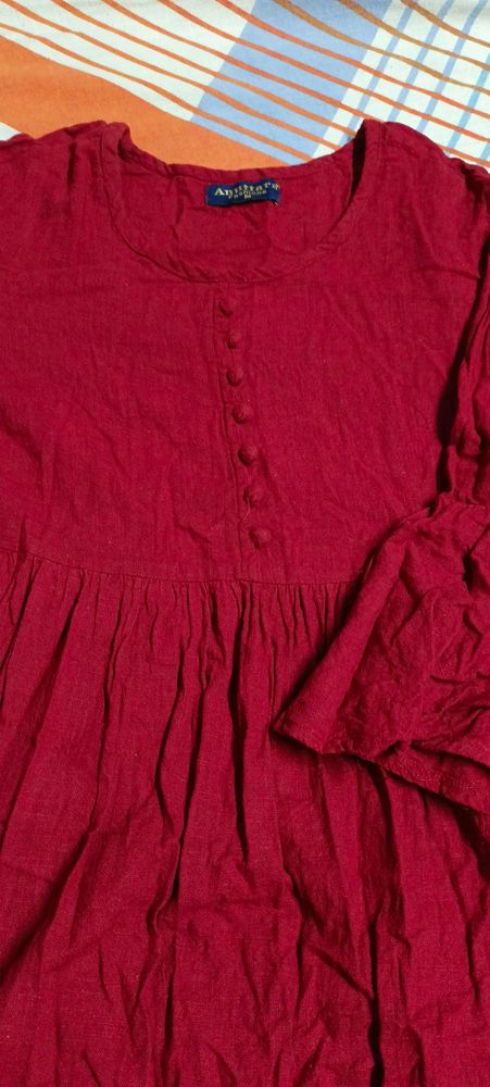 Red cotton top and Formal shirt ..upto 32-34@300 coins each