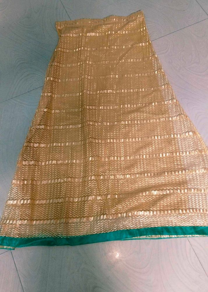 Gold Ethnic Skirt