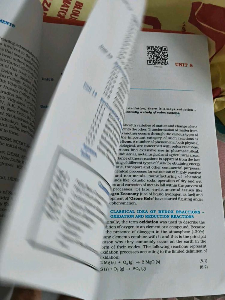 Chemistry Textbook - Redox Reactions