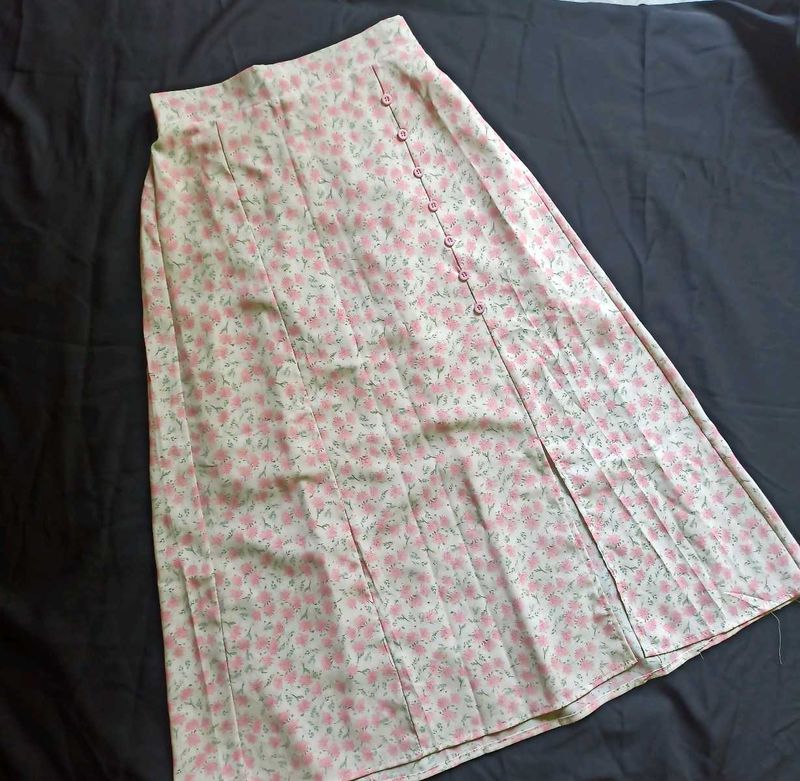 Floral Midi Skirt