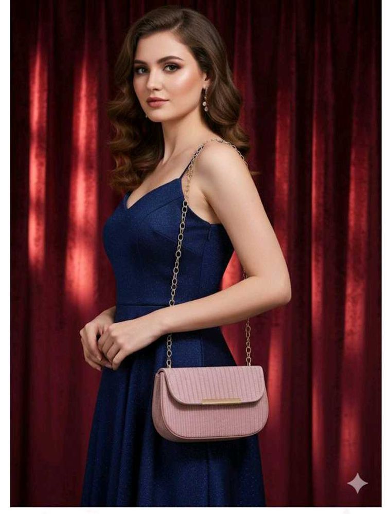 Dusty Rose Chain Bag New With Tag