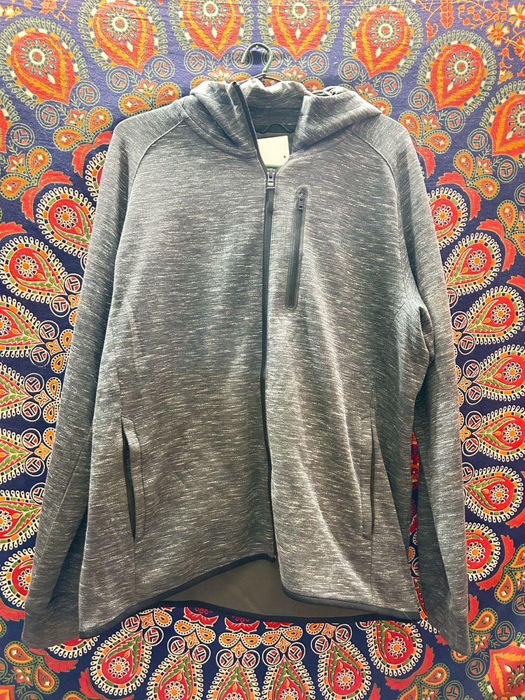 Gray Heathered Hoodie