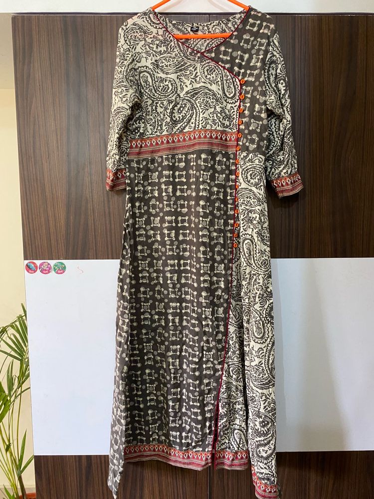 Batik Print Ethnic Gown