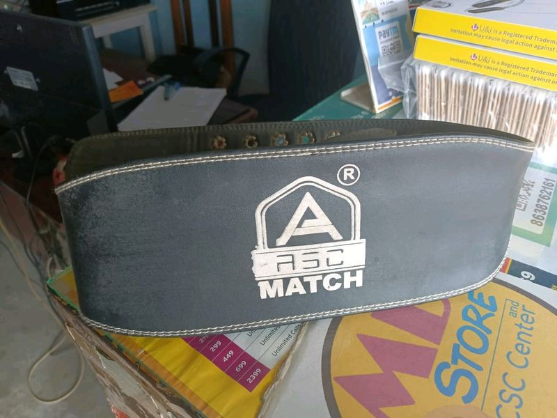 Leather Gym Belt