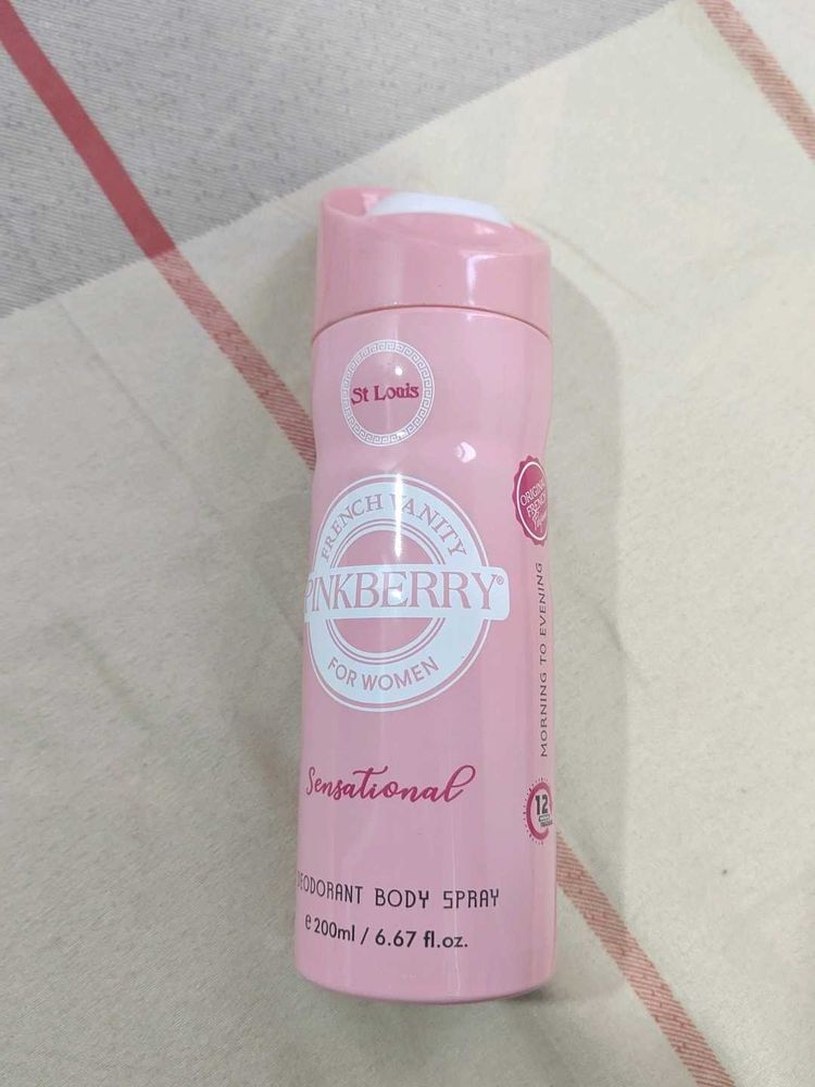 Pinkberry Deodorant Body Spray not used