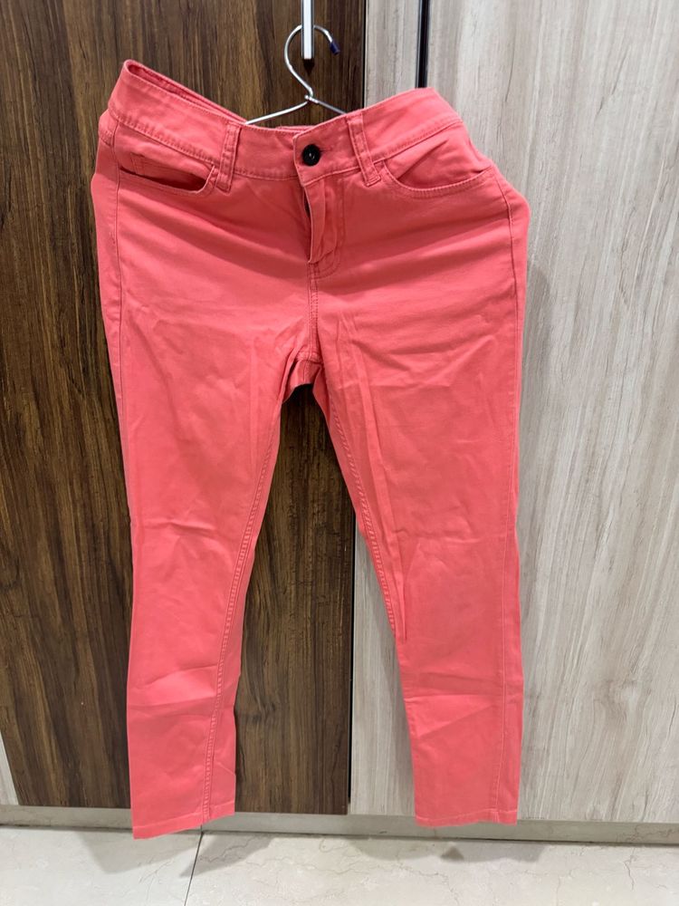 Cotton Stretchable Jeans For Girls