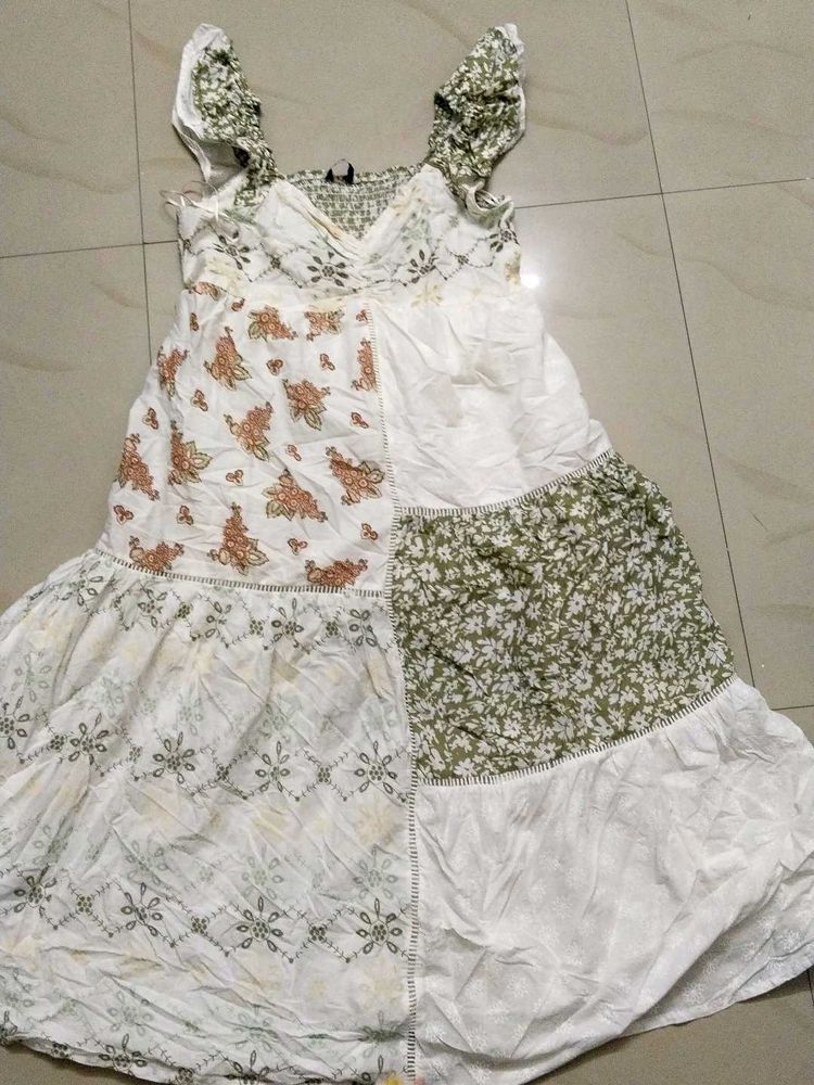 Floral Patchwork Sundress