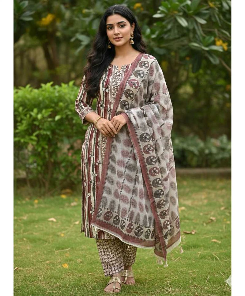 Elegant Printed Kurta Set