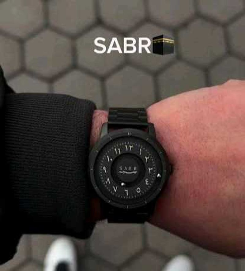 SABR Watch - Unique Arabic Numeral Design