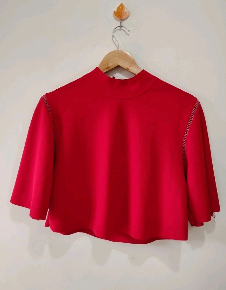 Red Crop Top