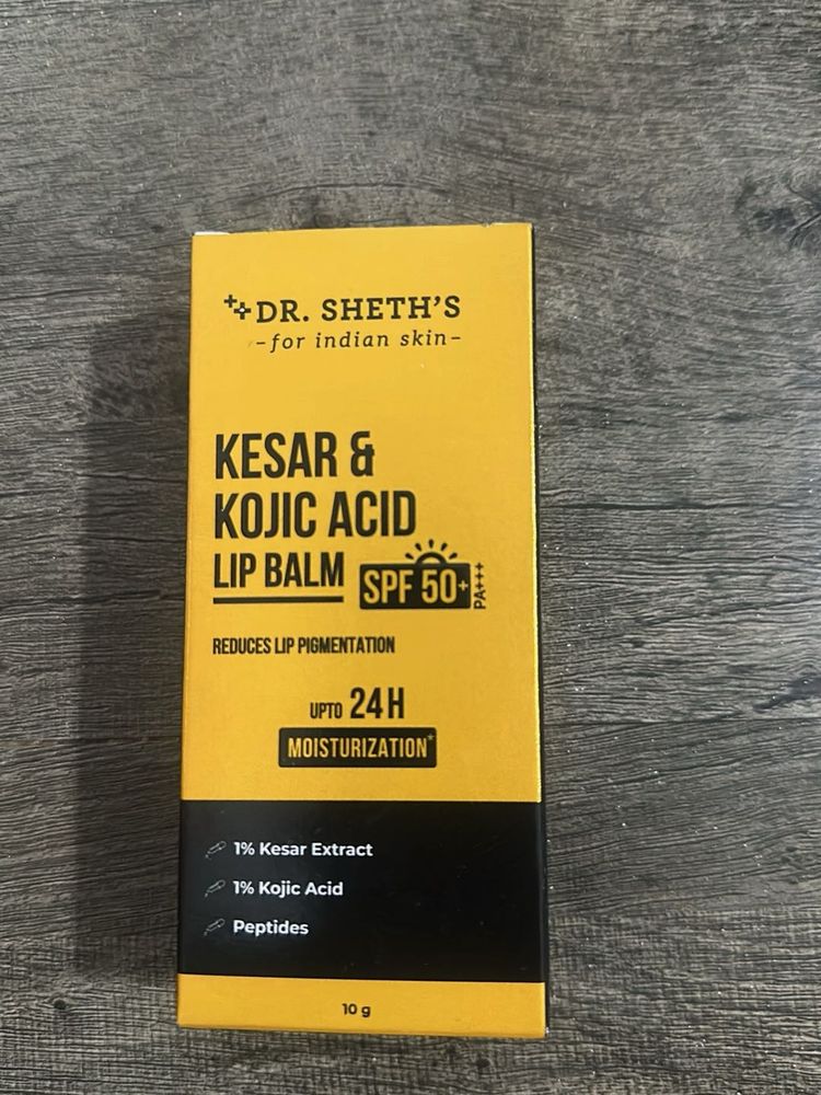 Dr Sheth’s Kojic Acid Lip Balm SPF 50+