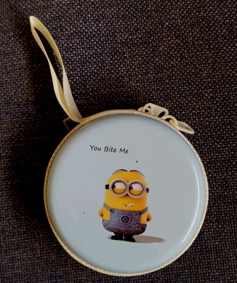 Small Minion Pocket Case For Coins