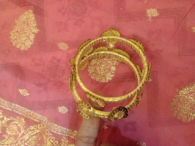 Gold-Plated Bangles