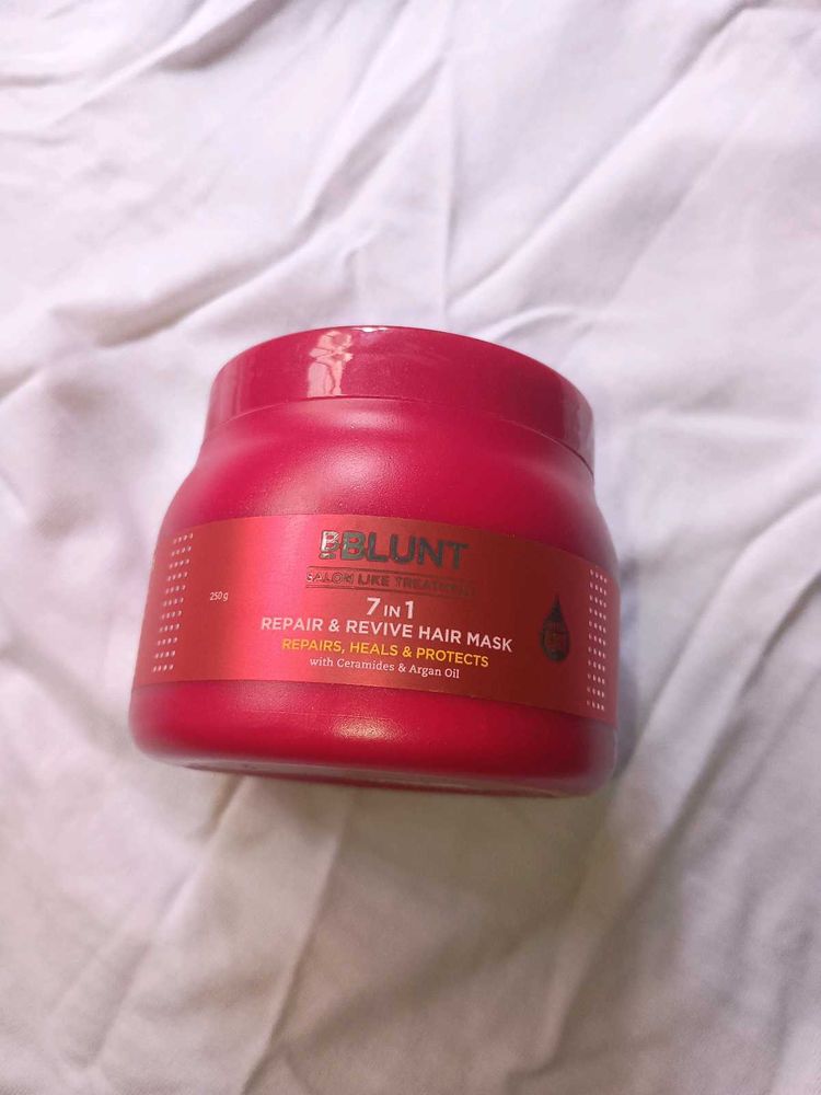 bblunt 7 in 1 repair &amp; revive hair mask spa salon