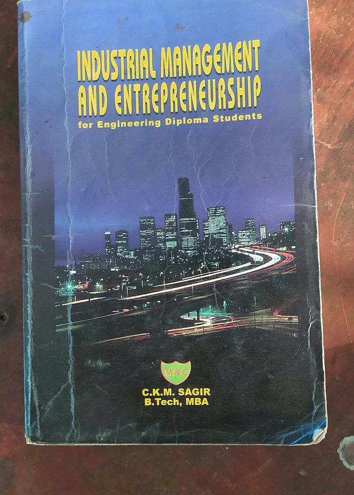 Industrial Management And Entrepreneurship Book