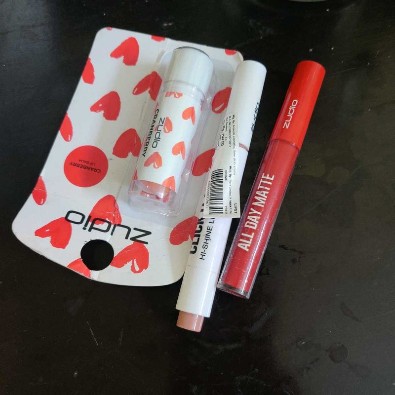 New Lipstick And Lip Balm