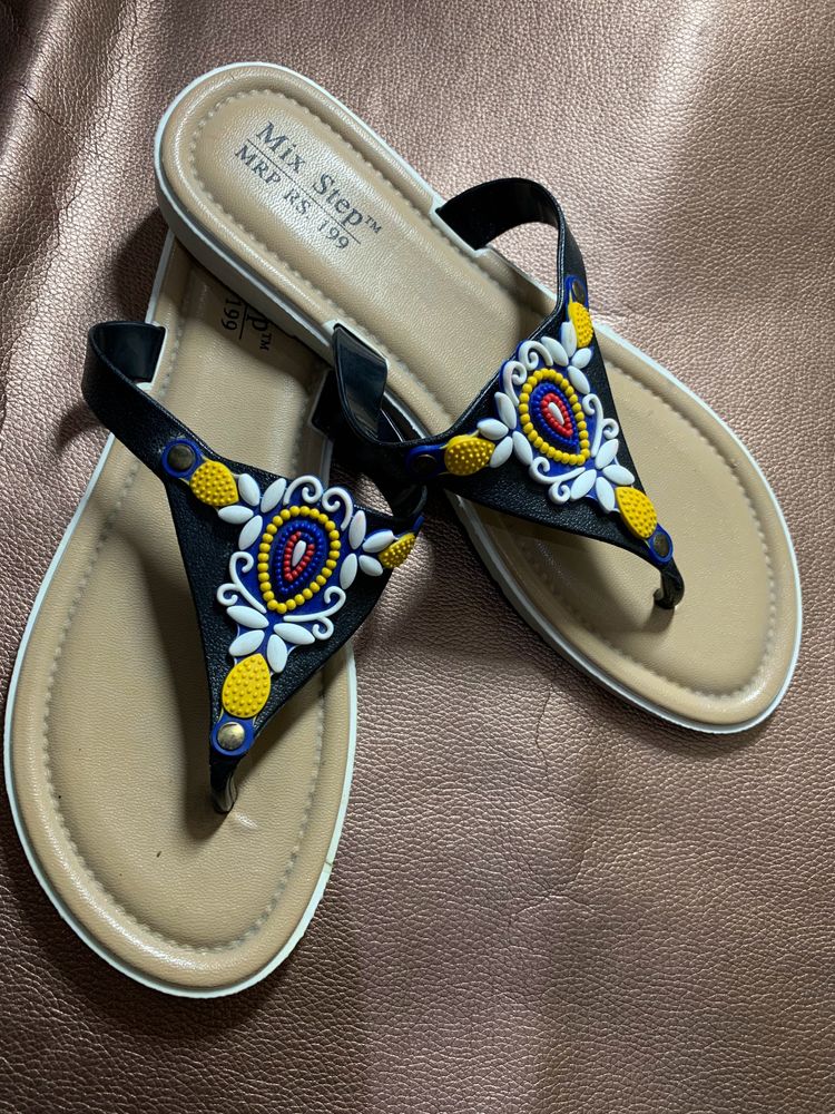 New Rubber Chappal Flats ,
