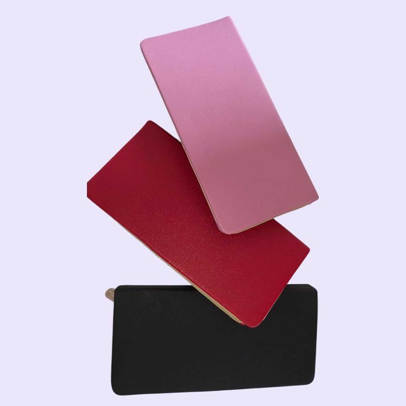Elegant Combo of 3 Plain Long Wallets for Women
