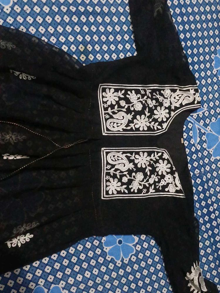Elegant Black Kurta