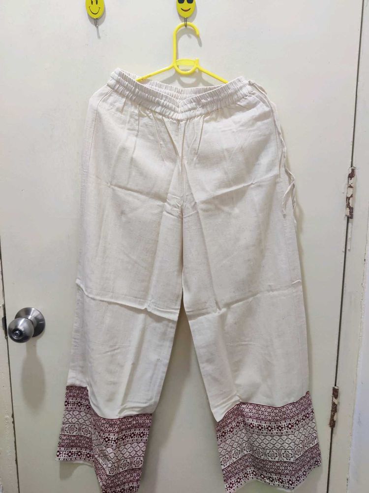 Boho Print Cropped Pants