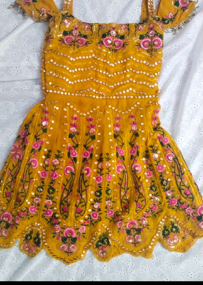 Designer Sharara Set For Haldi Function