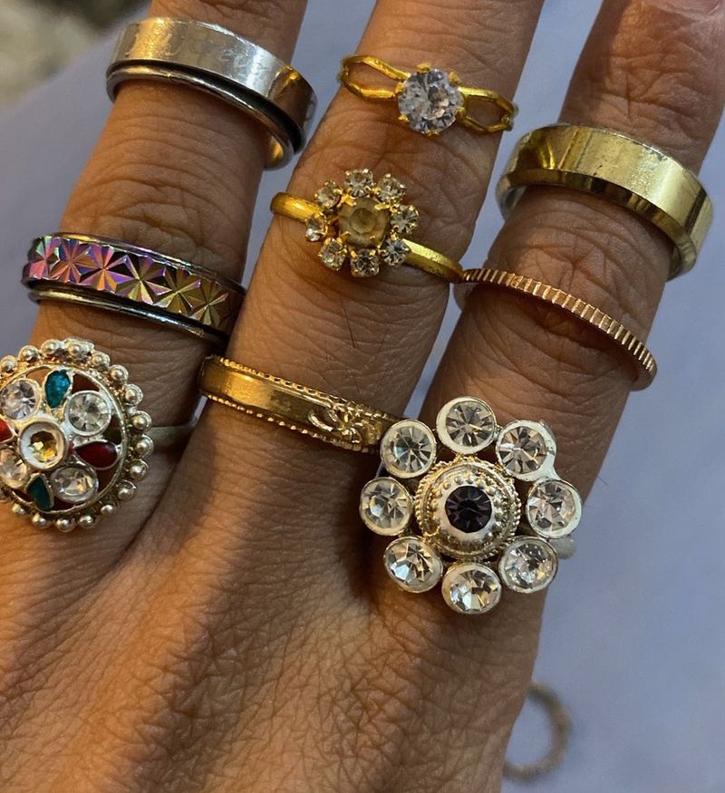 9 Combo Rings Sale At Just 100rs