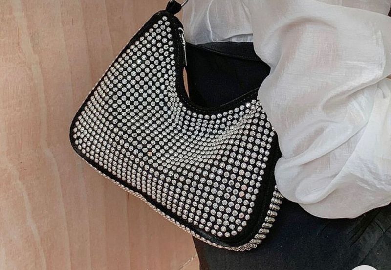 Price Drop Shimmering Shoulder Bag