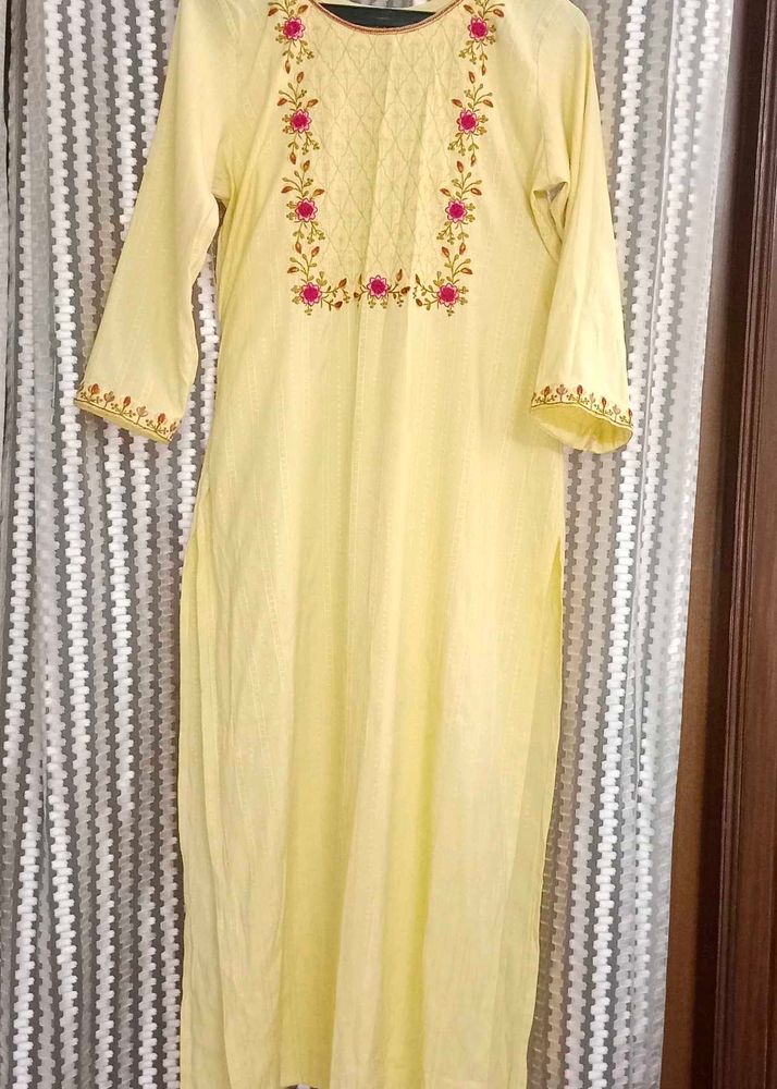 Yellow Kurti