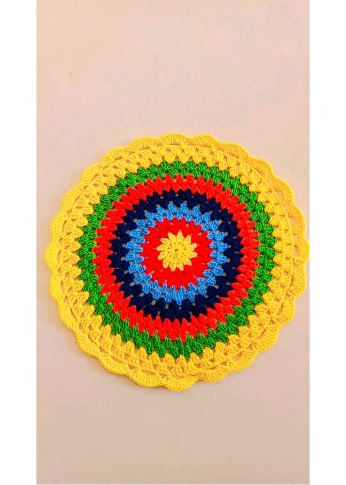 Colorful Crochet Mandala