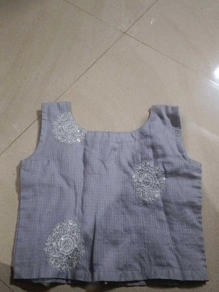 Lavender Sleeveless Blouse