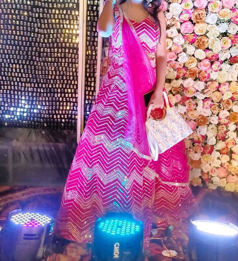 Lengha Choli Flared Cancan