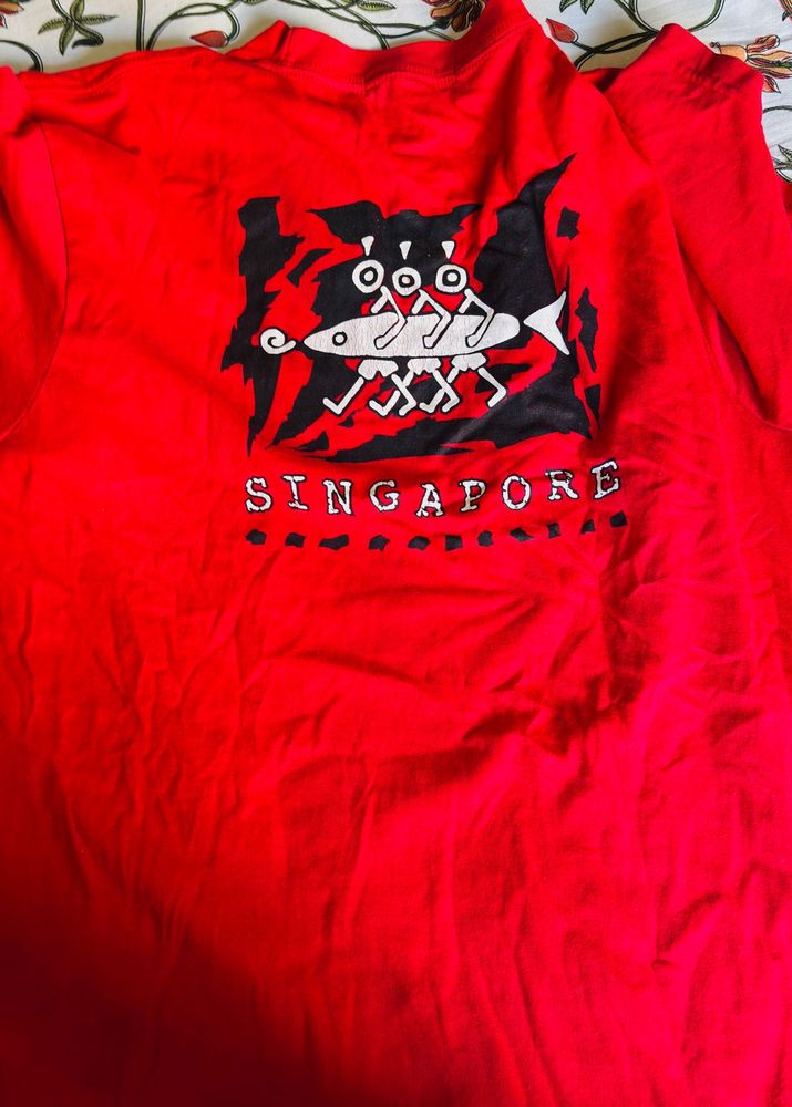 Red Singapore T-Shirt