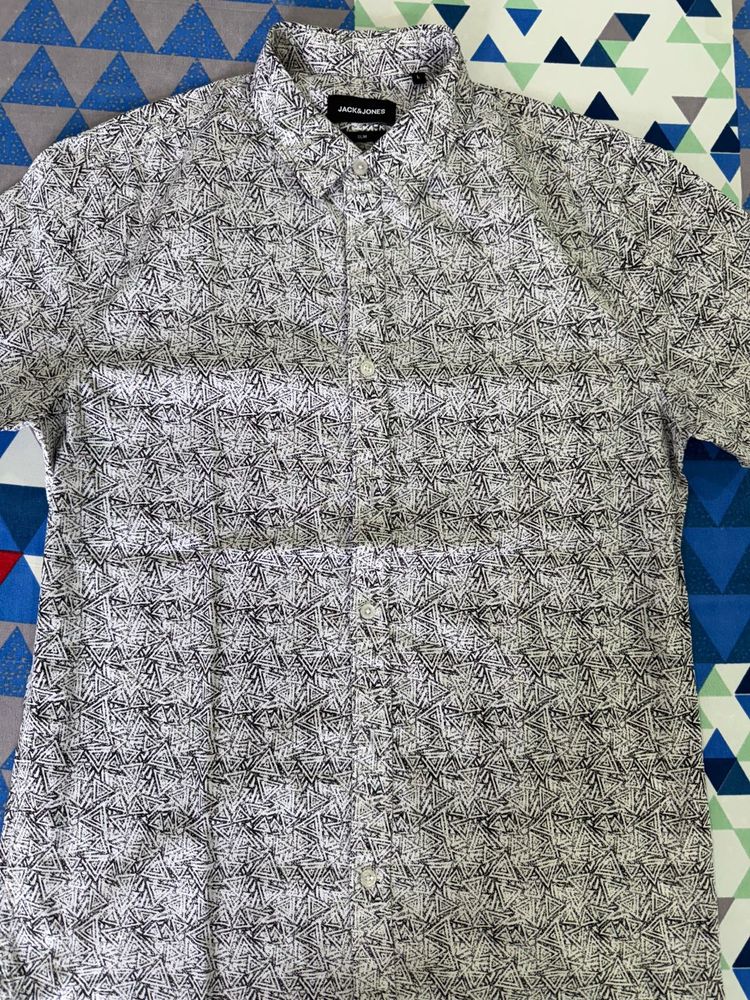 New Jack And Jones Mens Shirt Half-sleeve Original