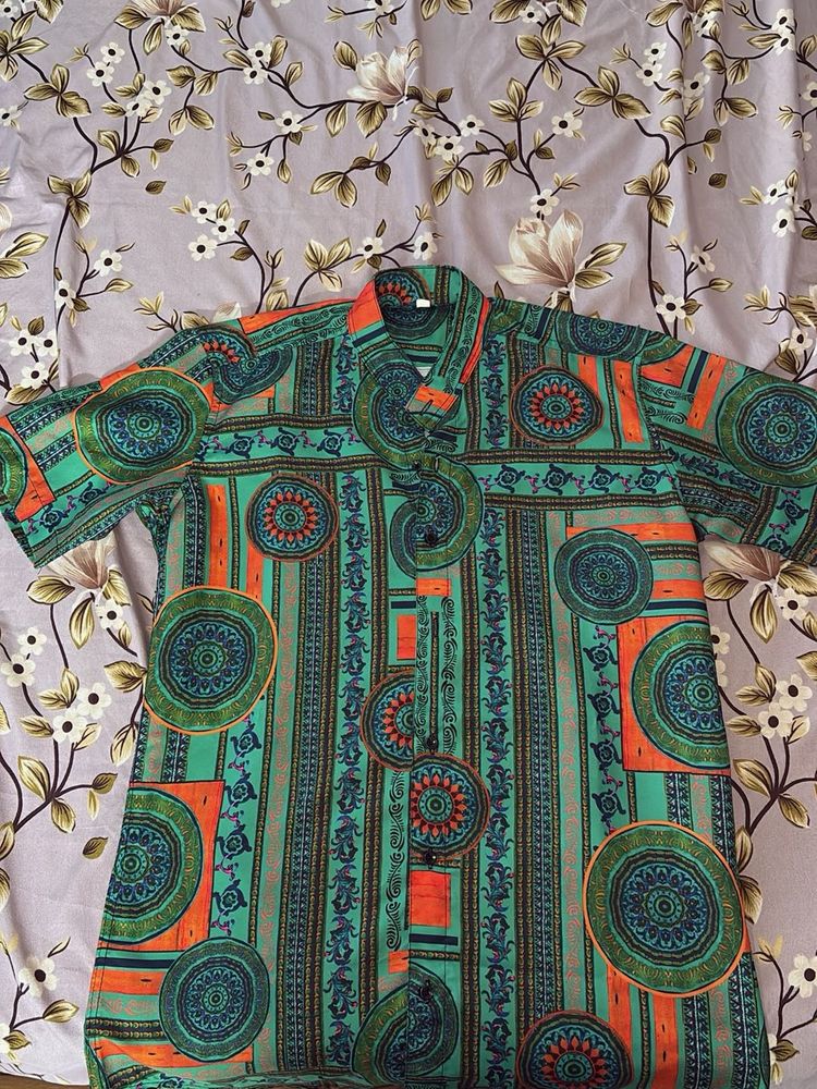 Vintage Patterned Shirt