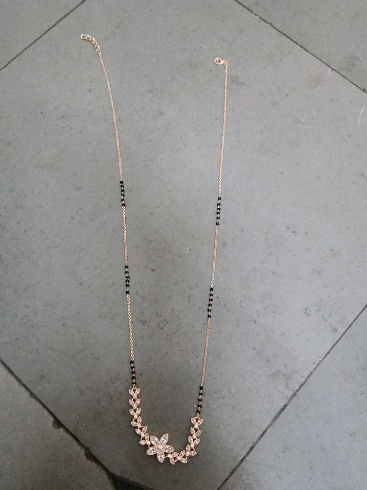 Rose Gold Floral Mangalsutra