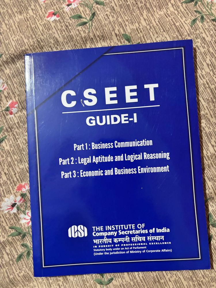 CSEET Guide-I And 2 Combo