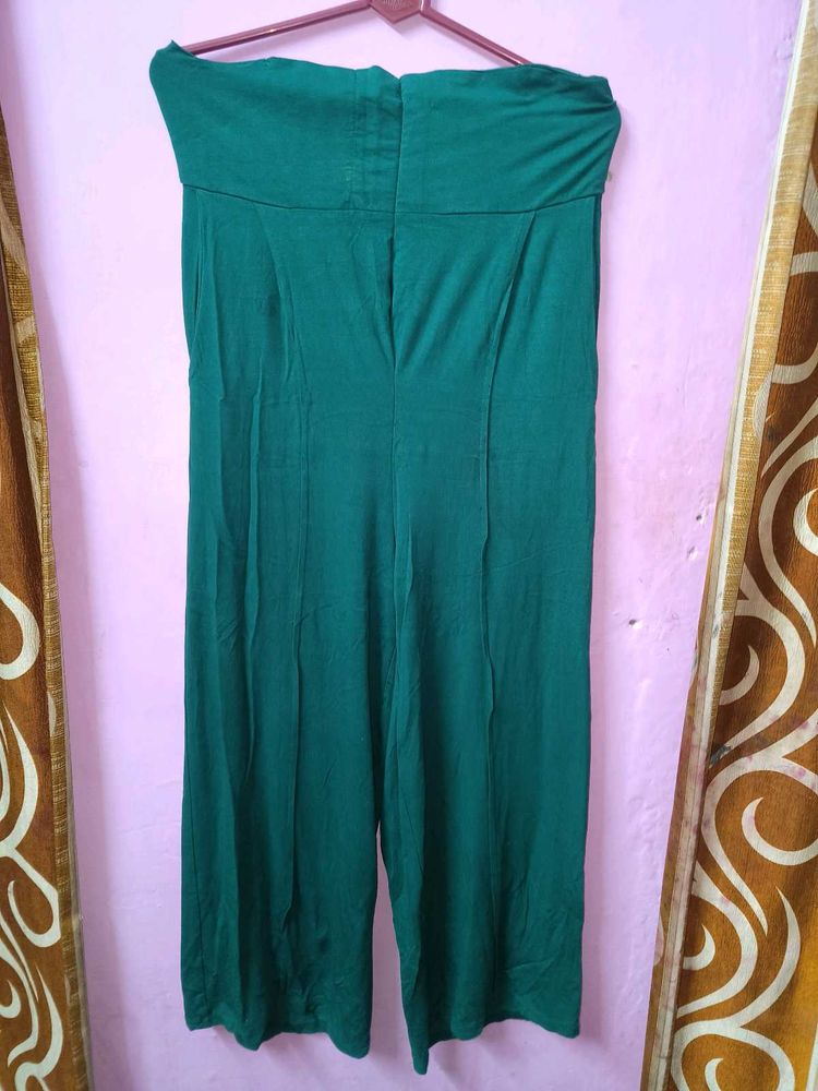 Green Culottes Plazo pant