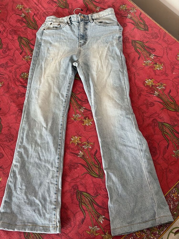 Flare Leg Denim Jeans