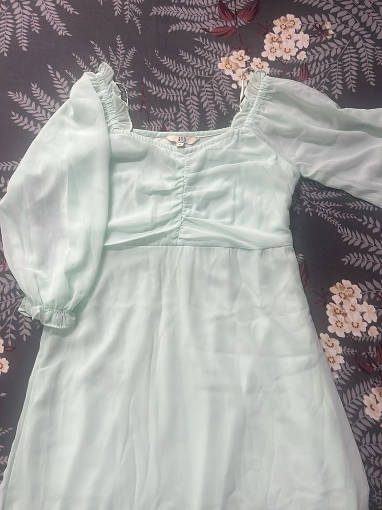 Pastel Green Dress